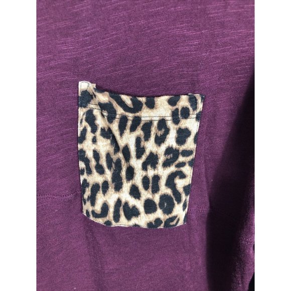 Pink Victoria Secret Shirt Women’s Long Sleeve Burgundy - Picture 3 of 8